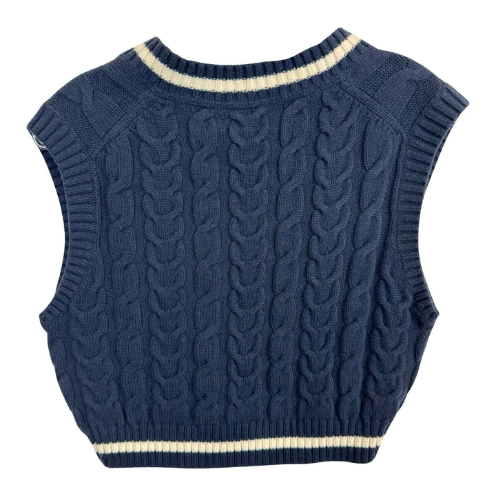 Sunday Best Wool Blend Cable Knit Vest