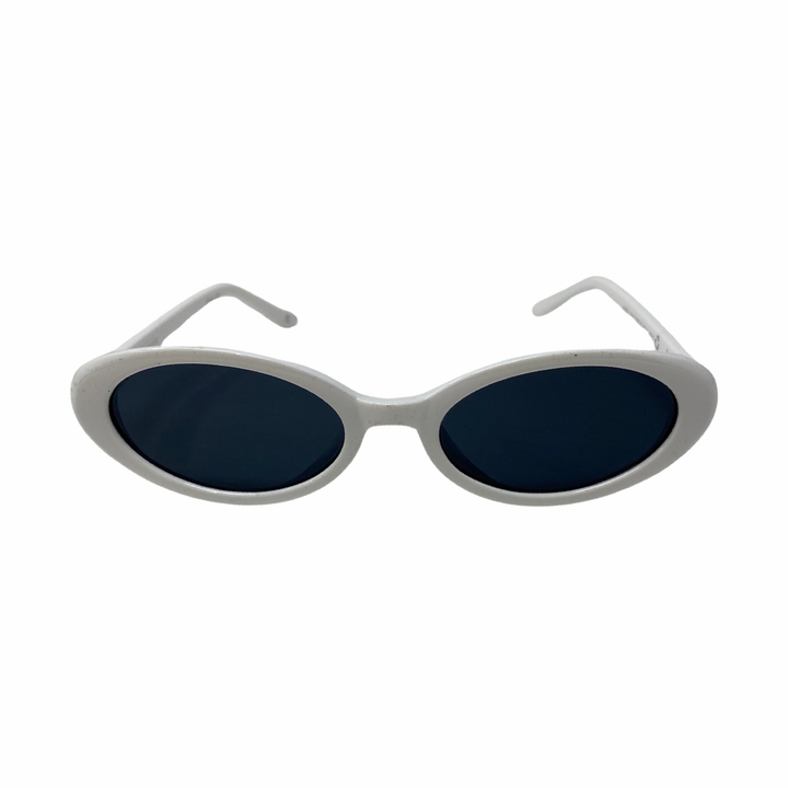Aire Fornax White Oval Sunglasses-Thumbnail