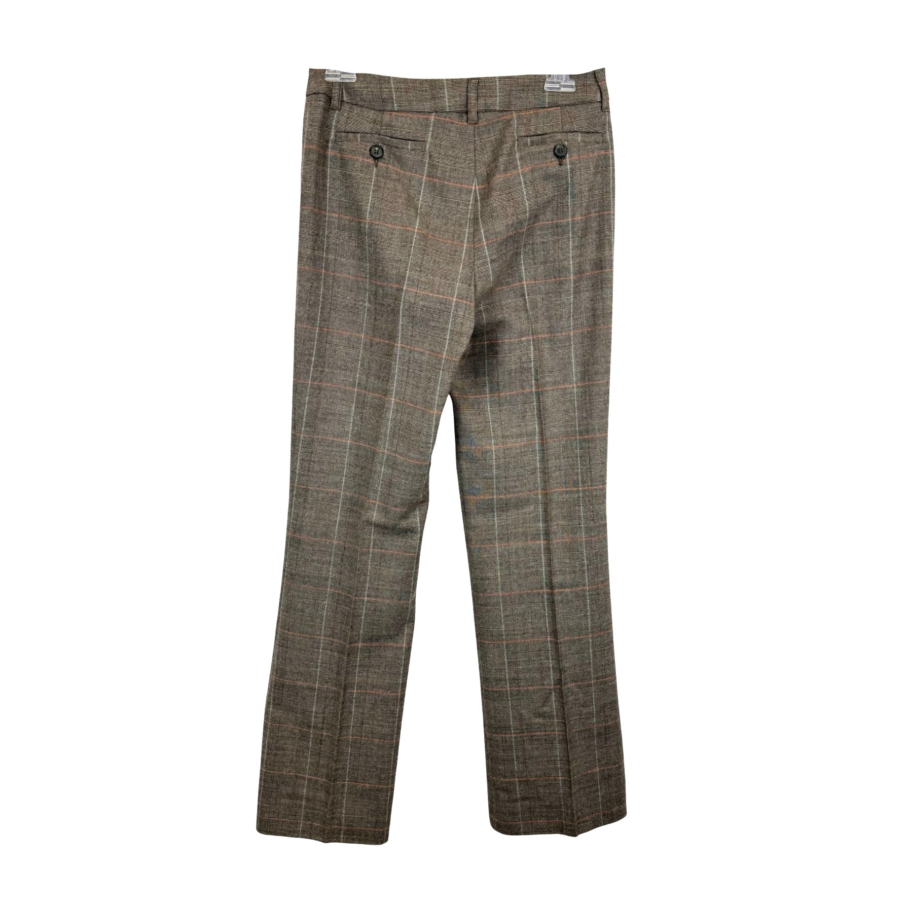 Etro Wool Blend Plaid Pants