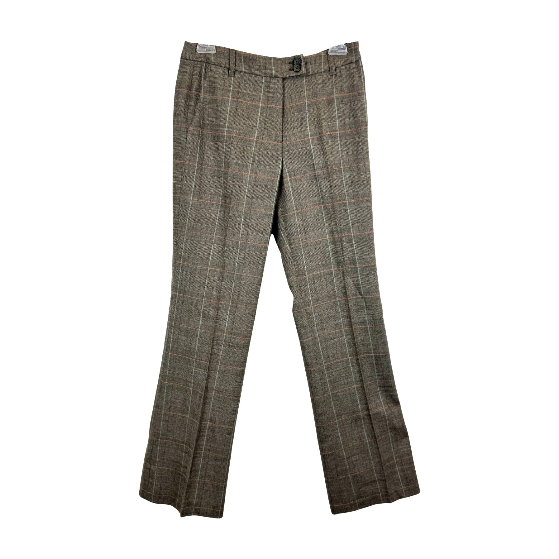 Etro Wool Blend Plaid Pants