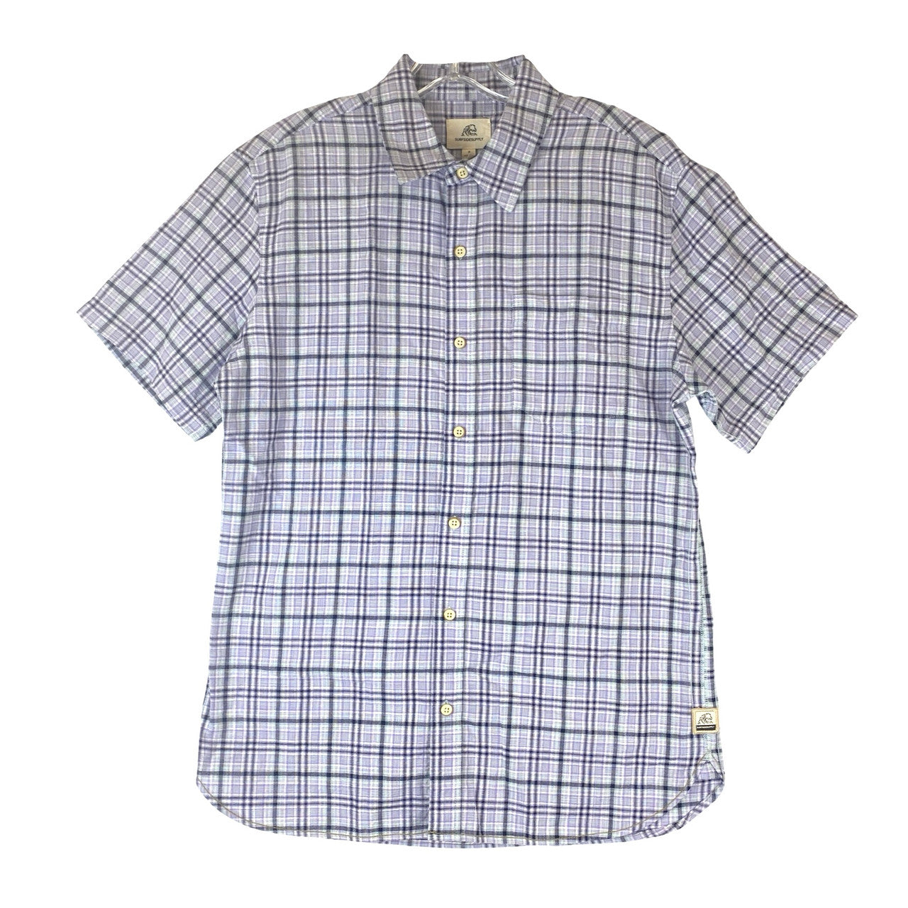 Surfside Supply Lilac Sub Plaid Shirt-Thumbnail