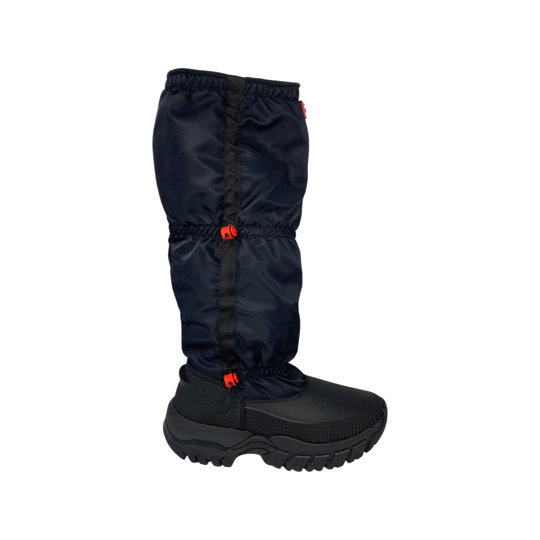 Hunter Black Willow Wanderer Insulated Tall Slouch Snow Boots-Thumbnail