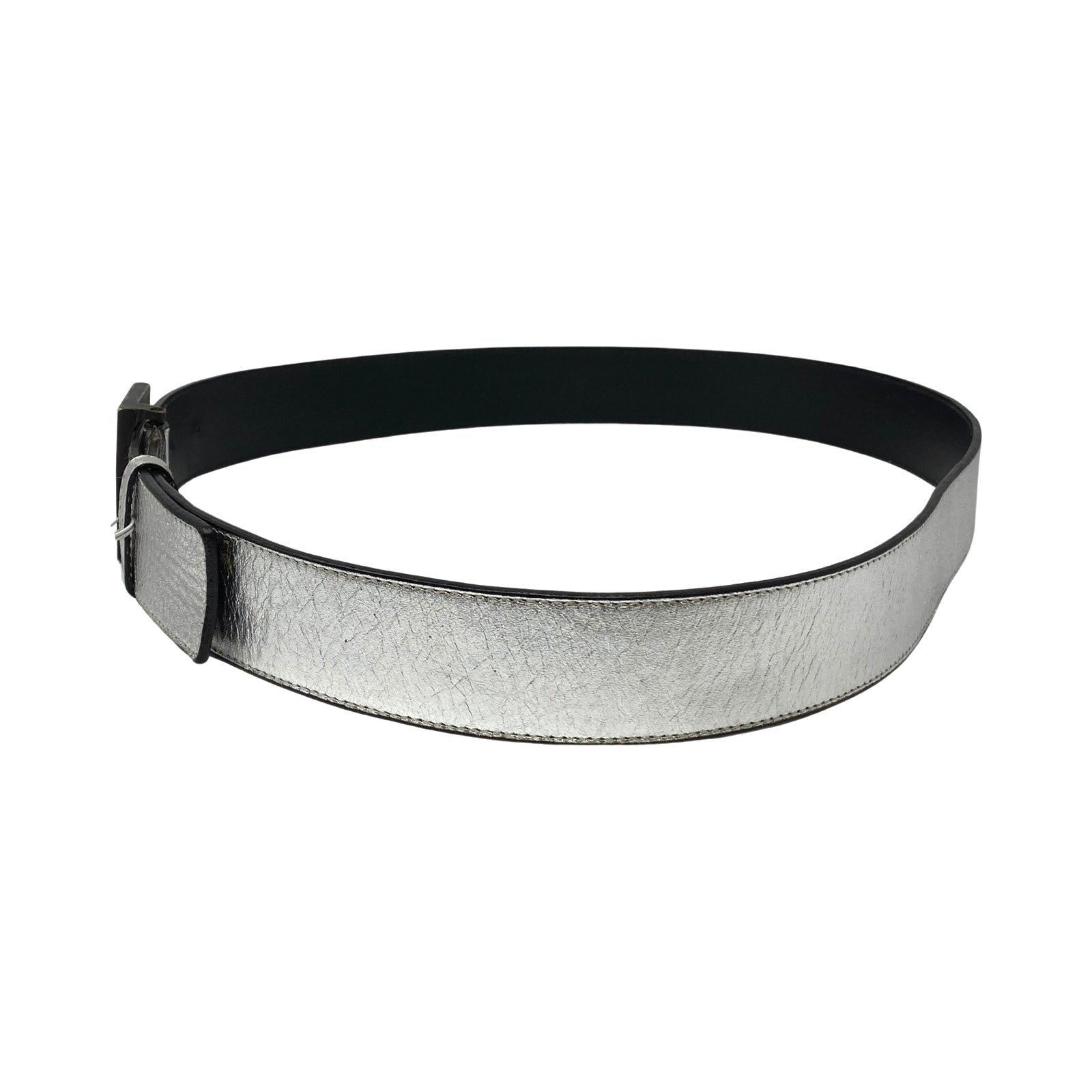 Duckie Brown Metallic Leather Belt