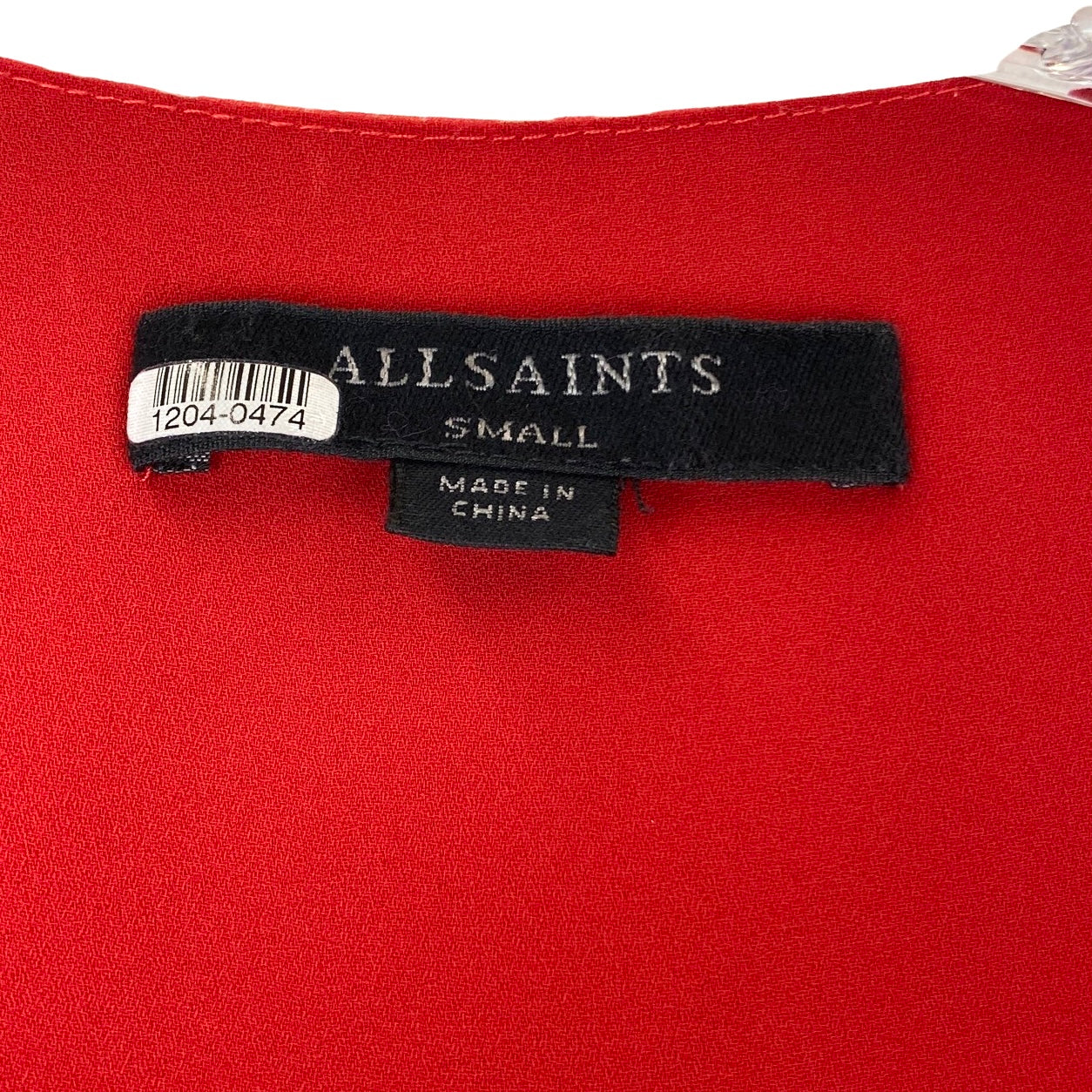 AllSaints Red Flores Dress