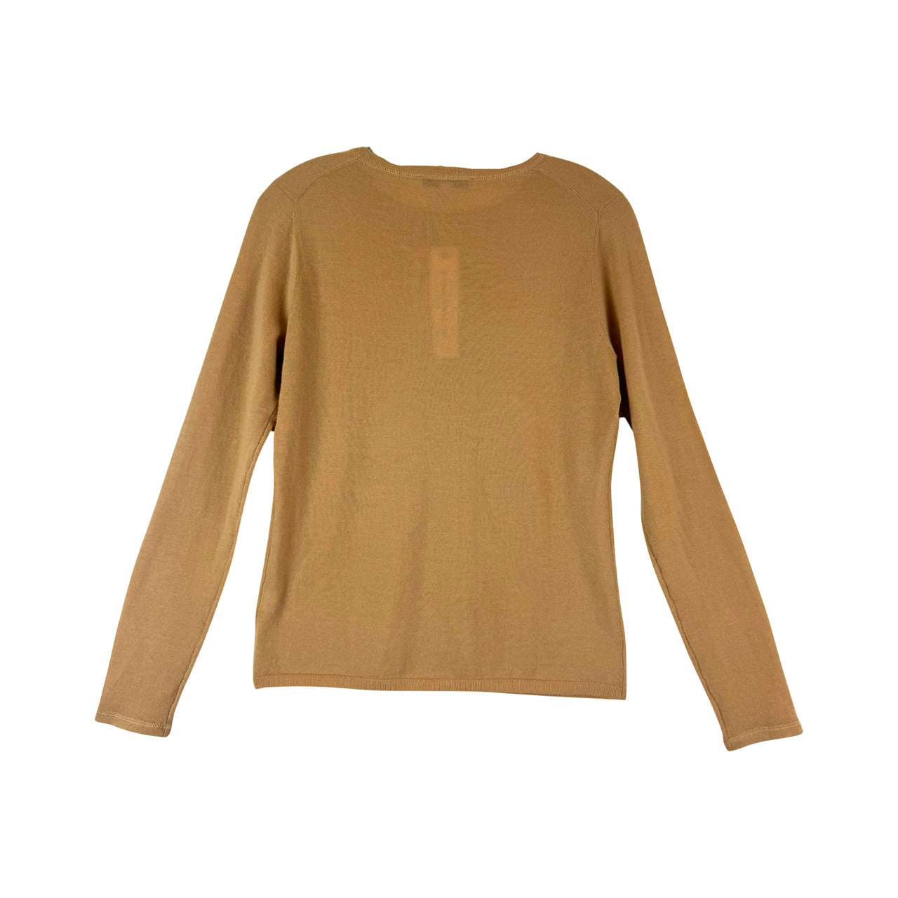 The Cashmere Project Camel Wood Sweatshirt-Back