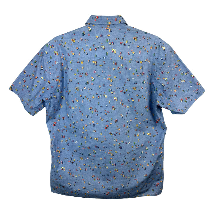 Serge Blanco Playa Print Short Sleeve Shirt