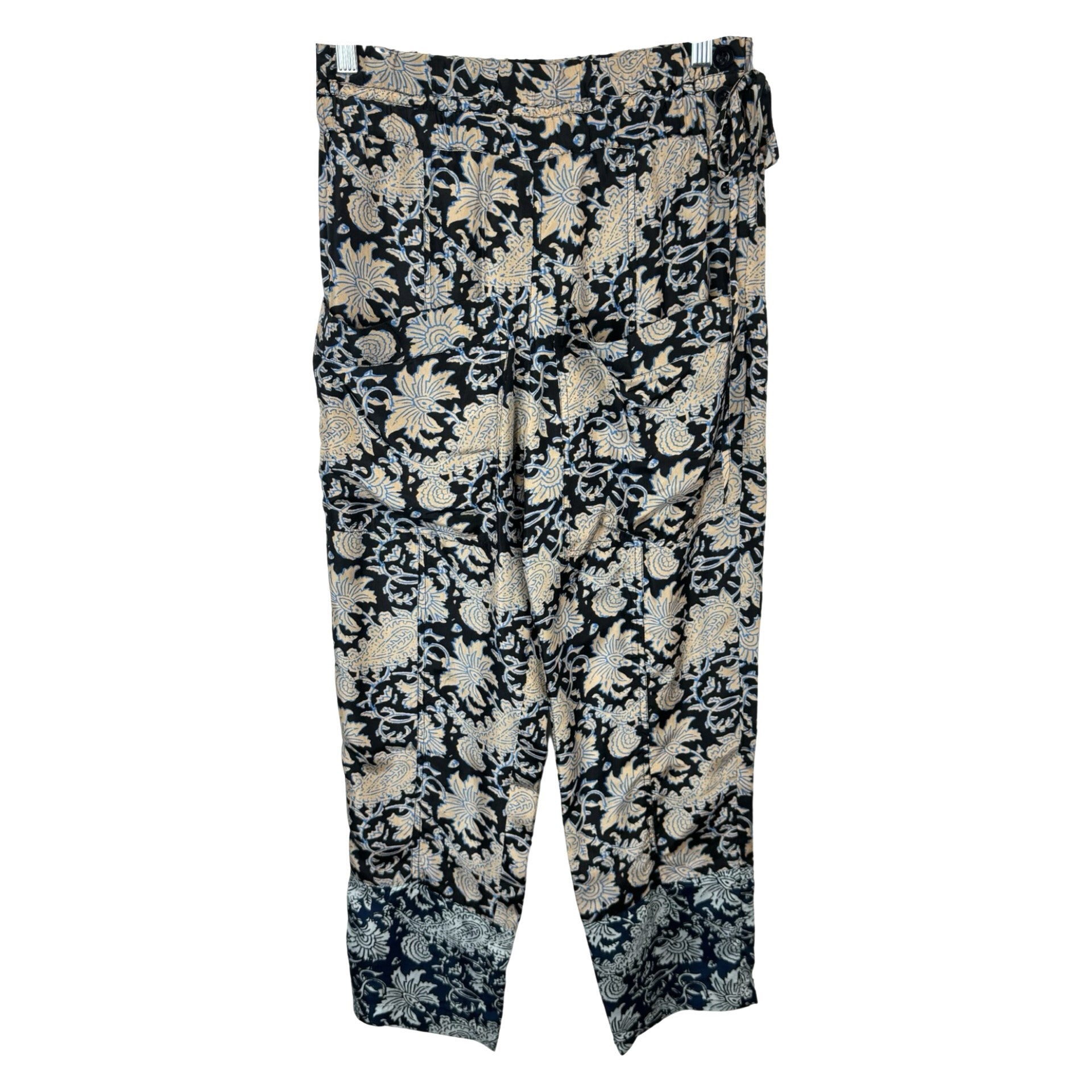 Apiece Apart Silk Floral Print Daniella Pant