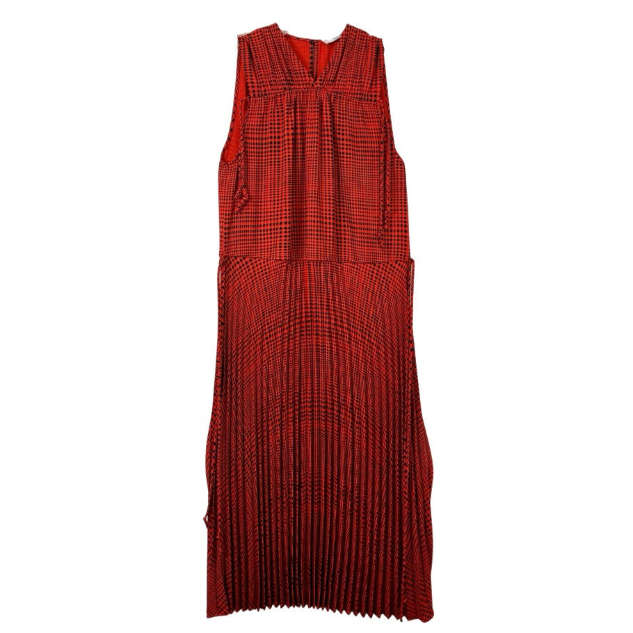 Proenza Schouler White Label Pleatable Crepe Drawstring Dress-Front