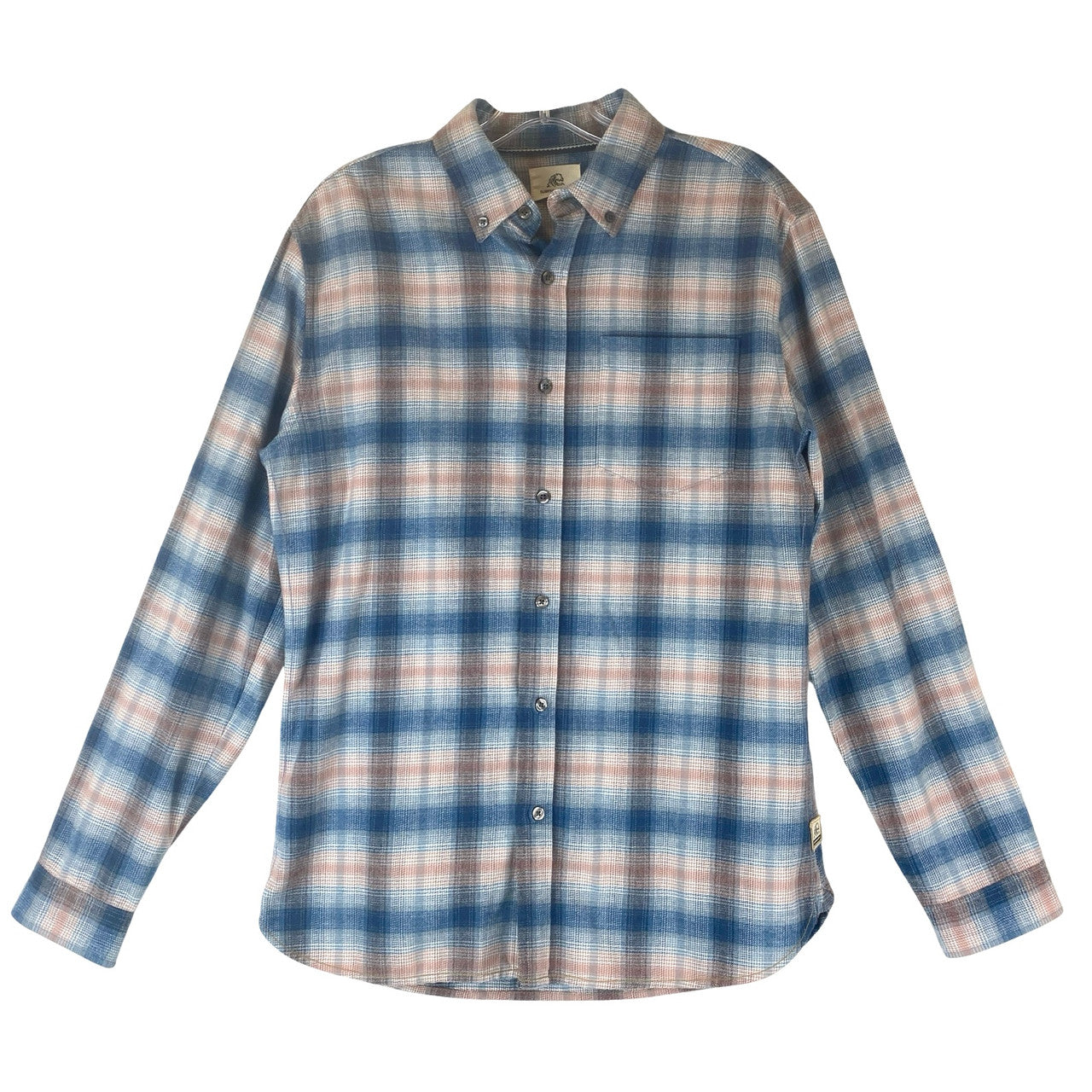 Surfside Supply Pink and Blue Plaid Shirt-Thumbnail