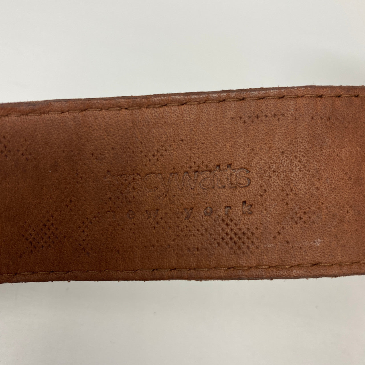 Tracy Watts D Ring Ties Belt-Label