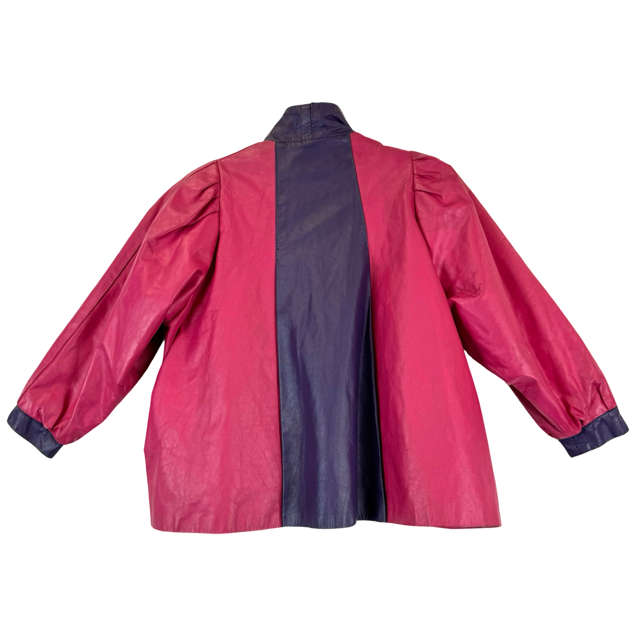Vintage Sashi Bowtie Contrast Trim Jacket-Back