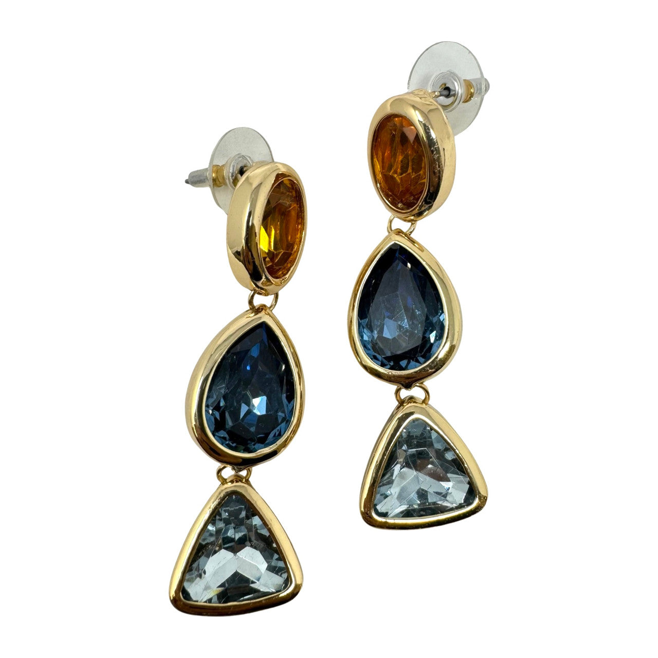 Gemstone Dangle Earrings-Thumbnail