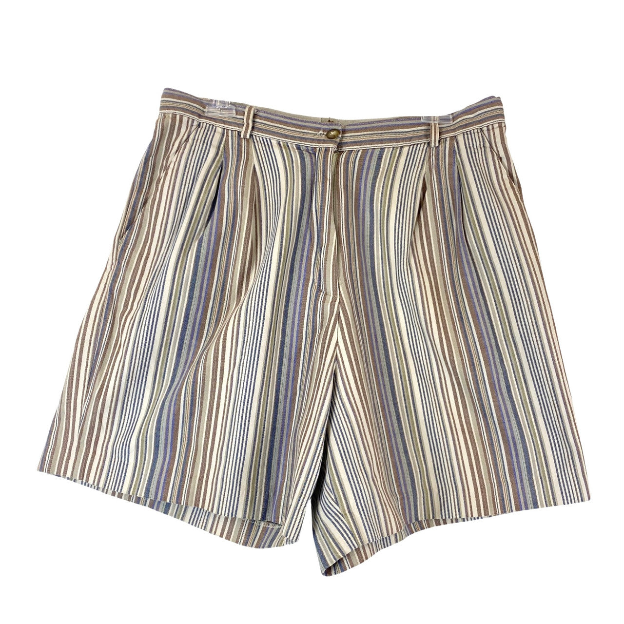 Rafaella Striped Shorts-Thumbnail