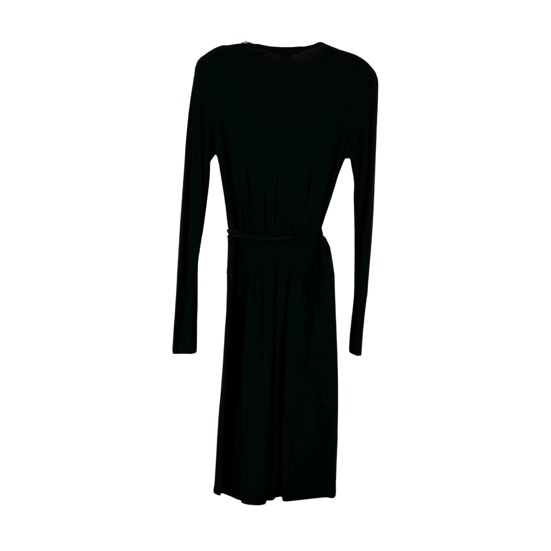 Diane Von Furstenberg Long Sleeved Faux Wrap Dress