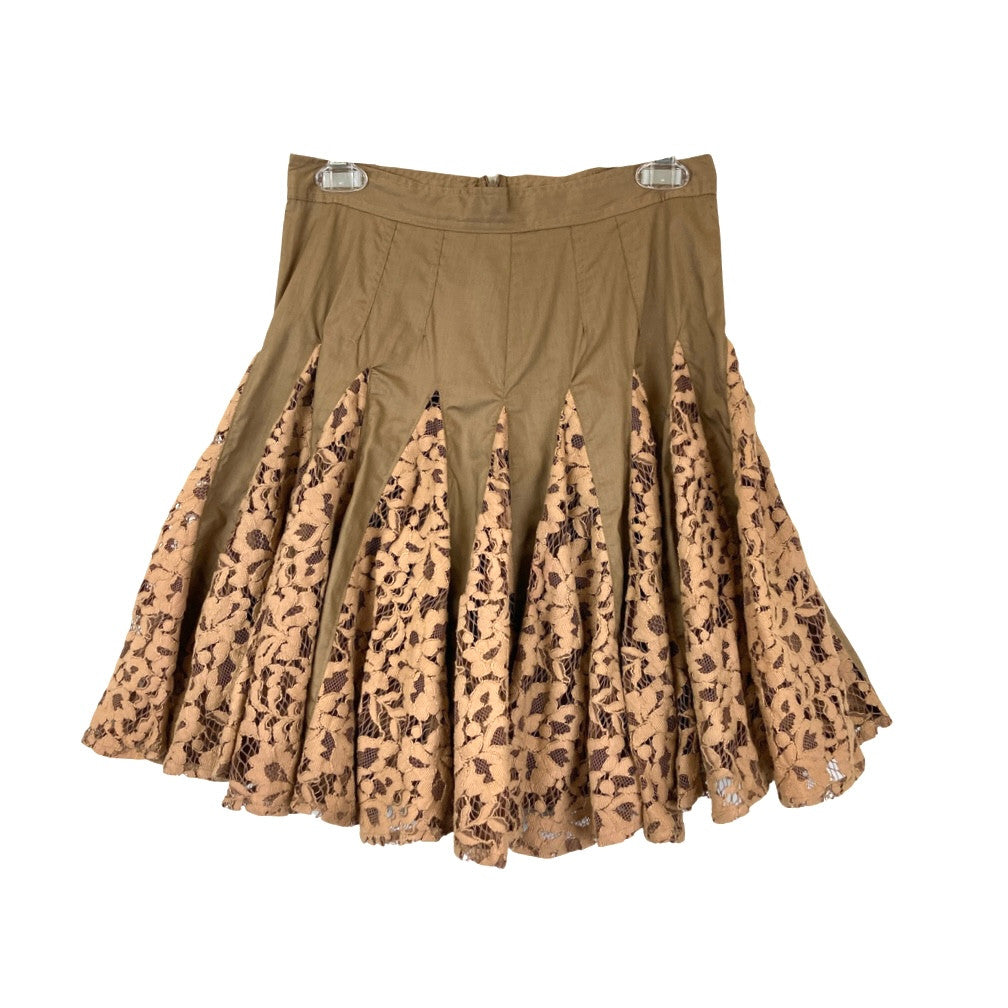 Z Spoke by Zac Posen Lace Insert Mini Skirt-Thumbnail