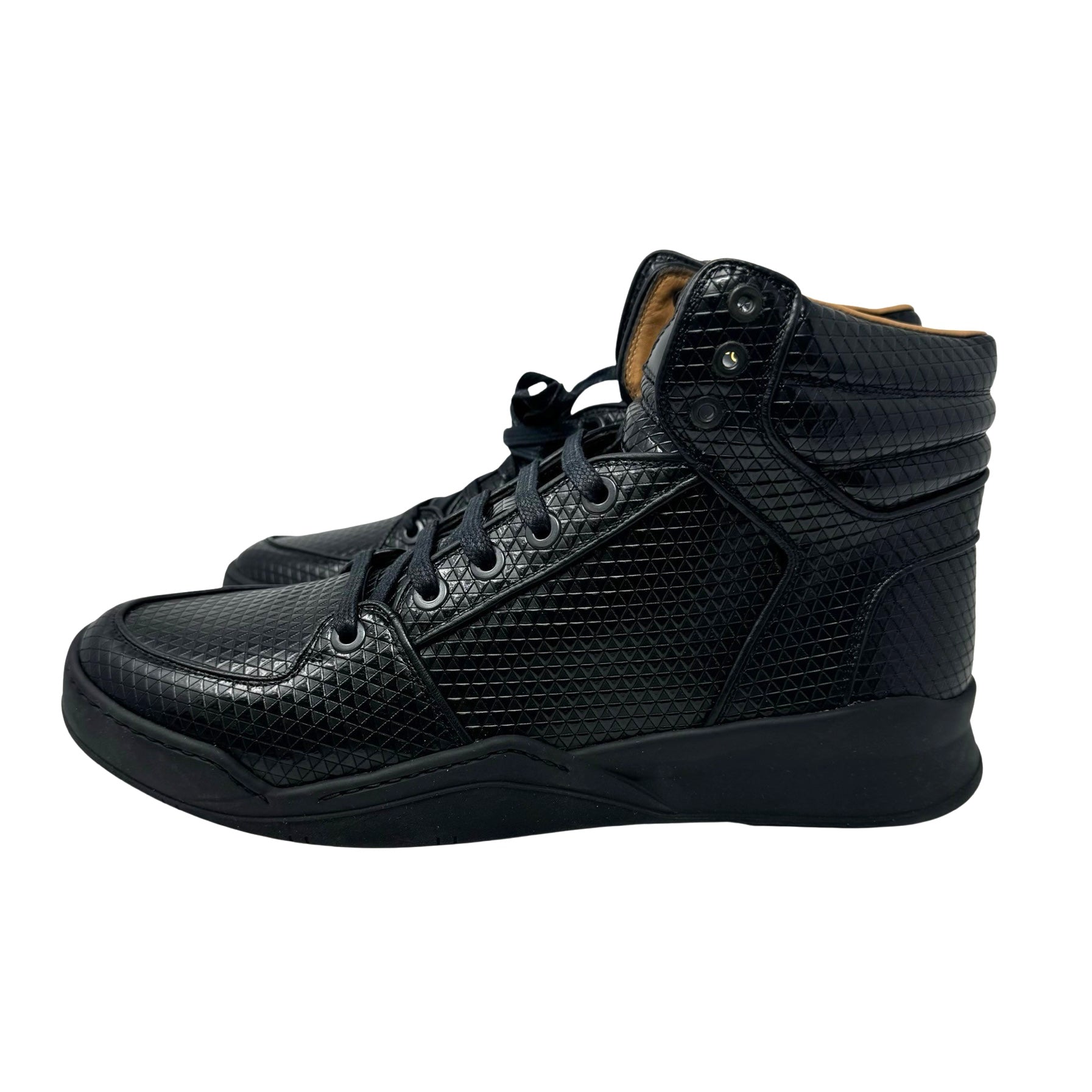 Marc Jacobs Embossed Leather High Top Sneakers