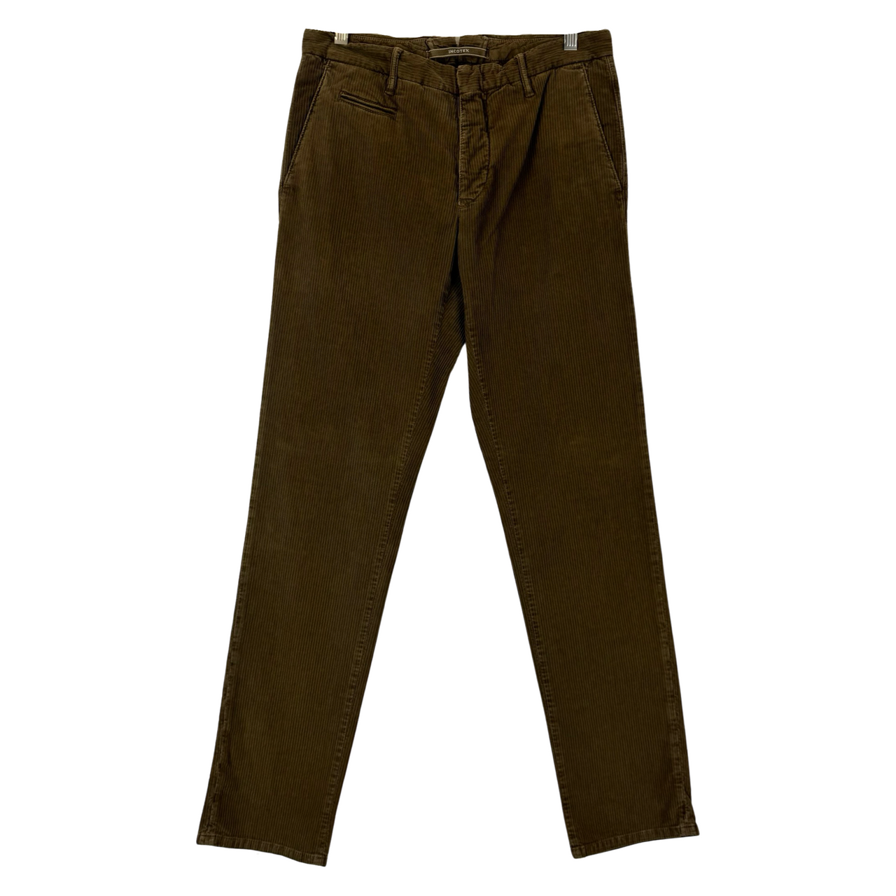 Incotex Slim Fit Corduroy Trousers-Thumbnail