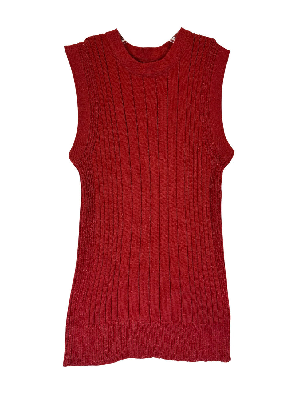 Demylee Metallic Rib Knit Tank-Thumbnail