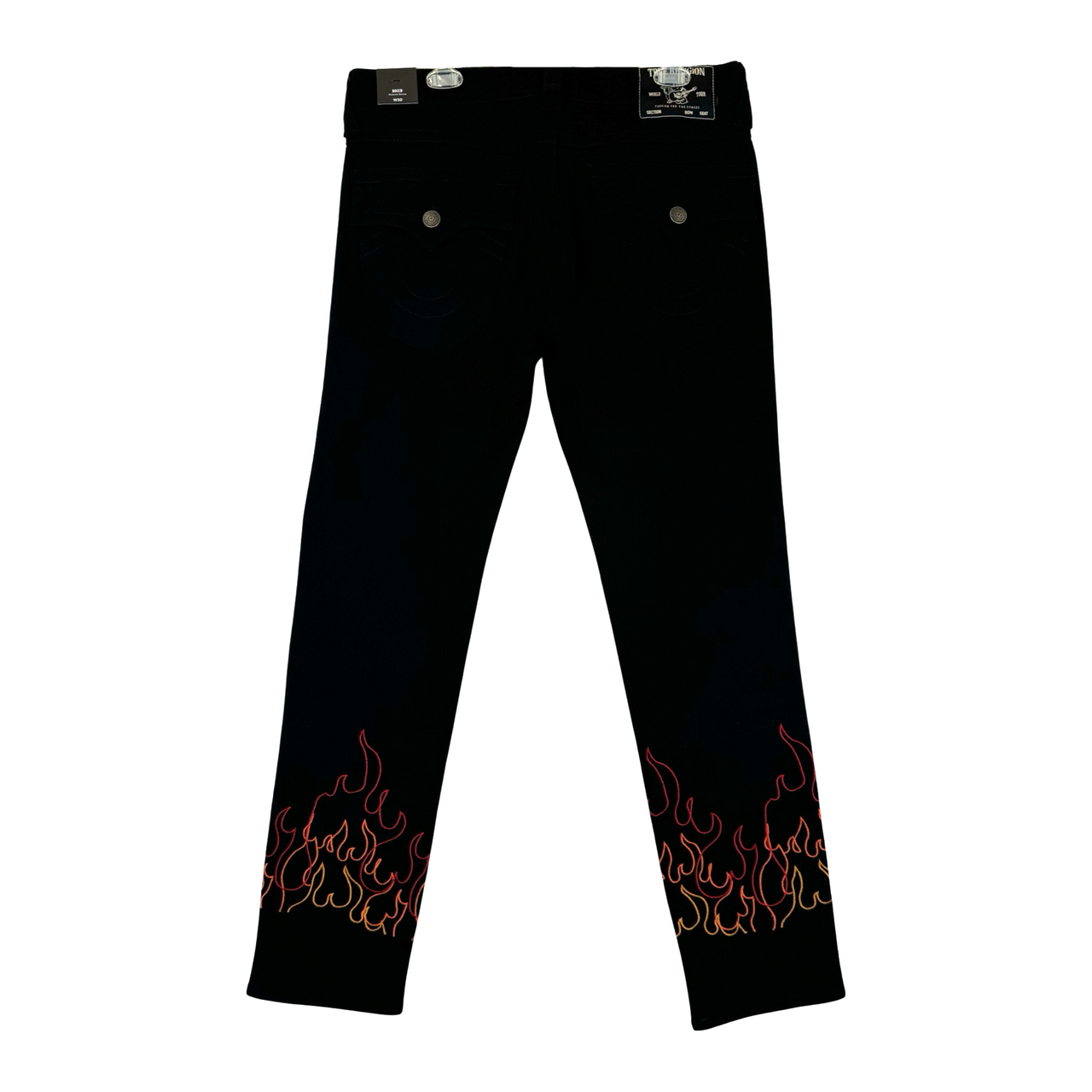 True Religion Flame Rocco Relaxed Skinny Jean-Back