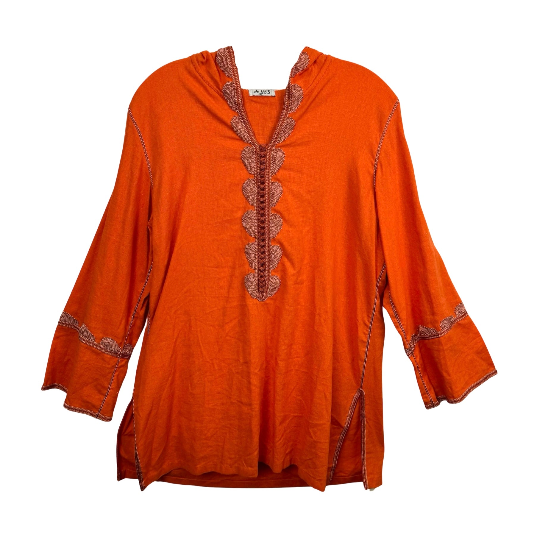 Aya's Hooded Embroidered Tunic