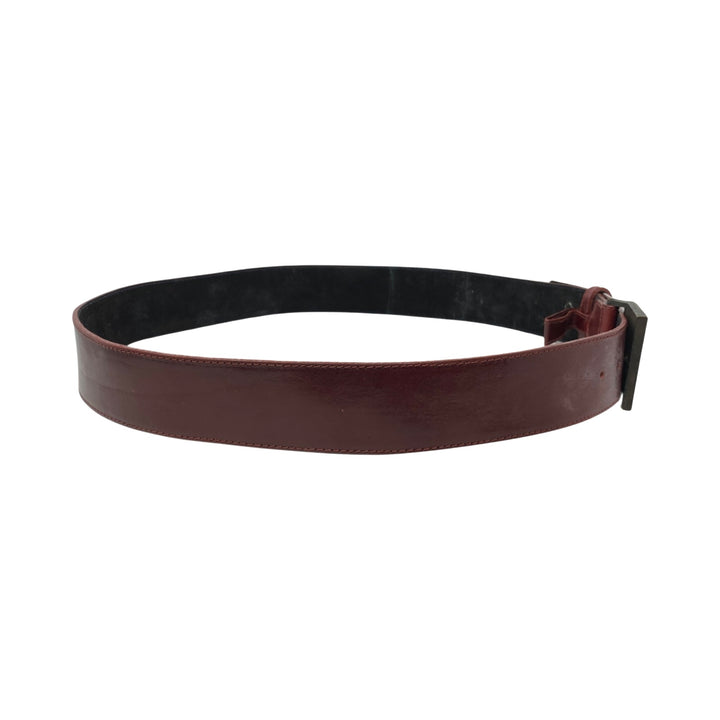 Duckie Brown Burgundy Leather Belt