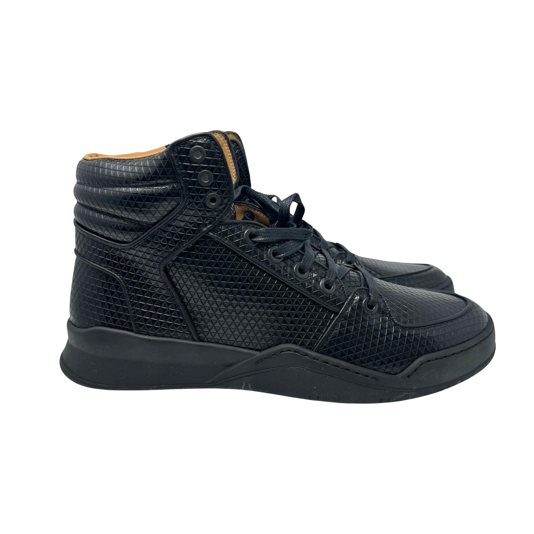 Marc Jacobs Embossed Leather High Top Sneakers