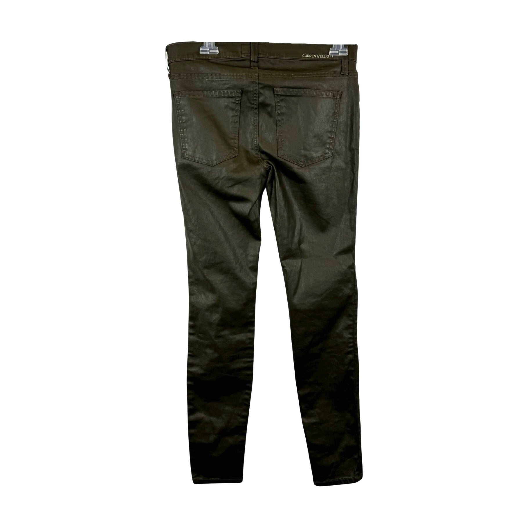 Current/Elliott The Ankle Skinny Coated Pants