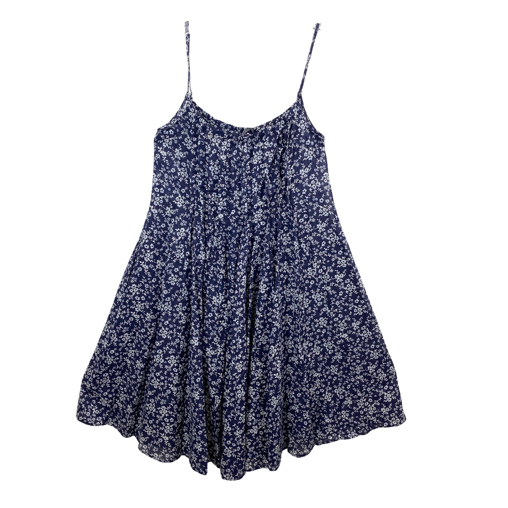 Peruvian Connection Floral Pleated Babydoll Dress