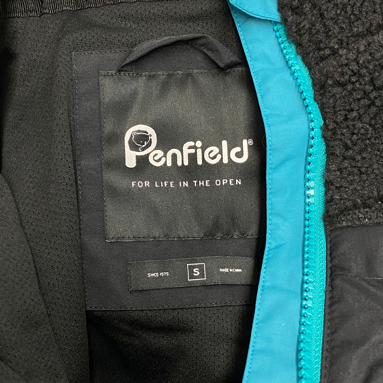 Penfield Fleece Zip Up Jacket-Label