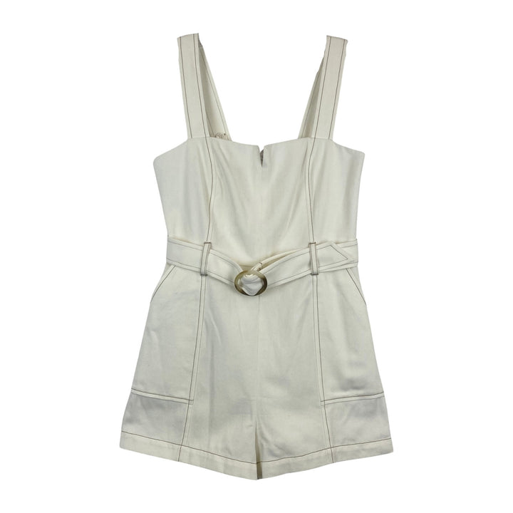 Intermix Stefania Belted Twill Romper-Thumbnail