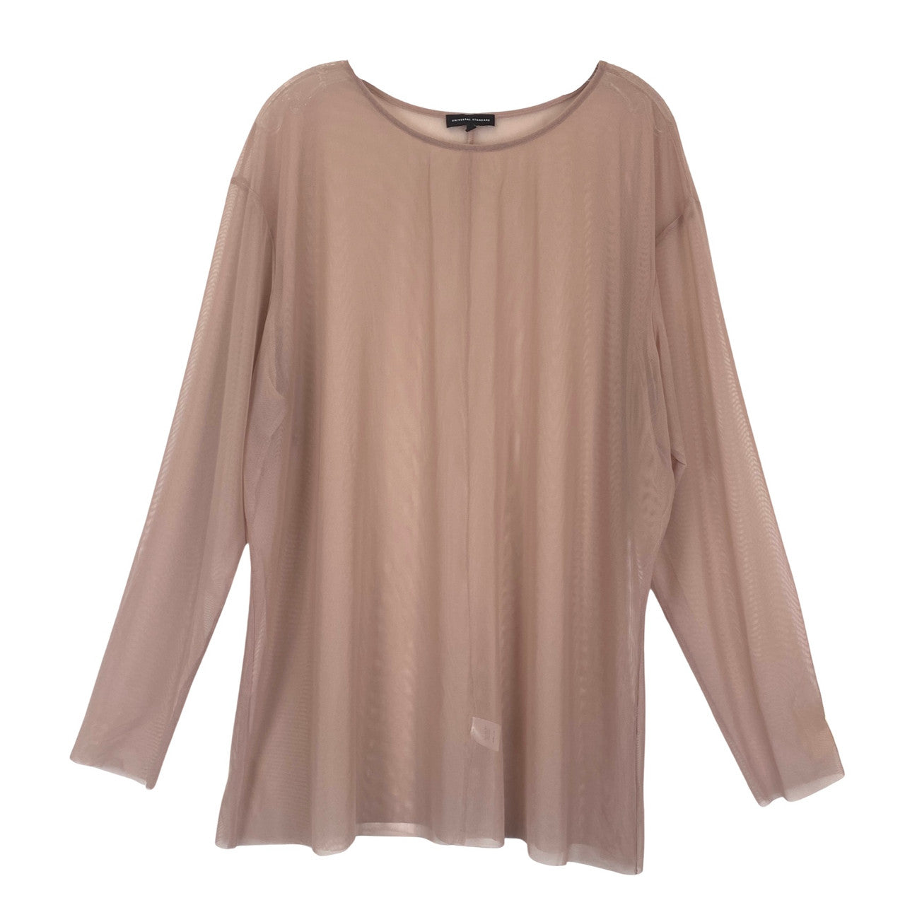 Universal Standard Sheer Mesh Long Sleeve Top-Thumbnail