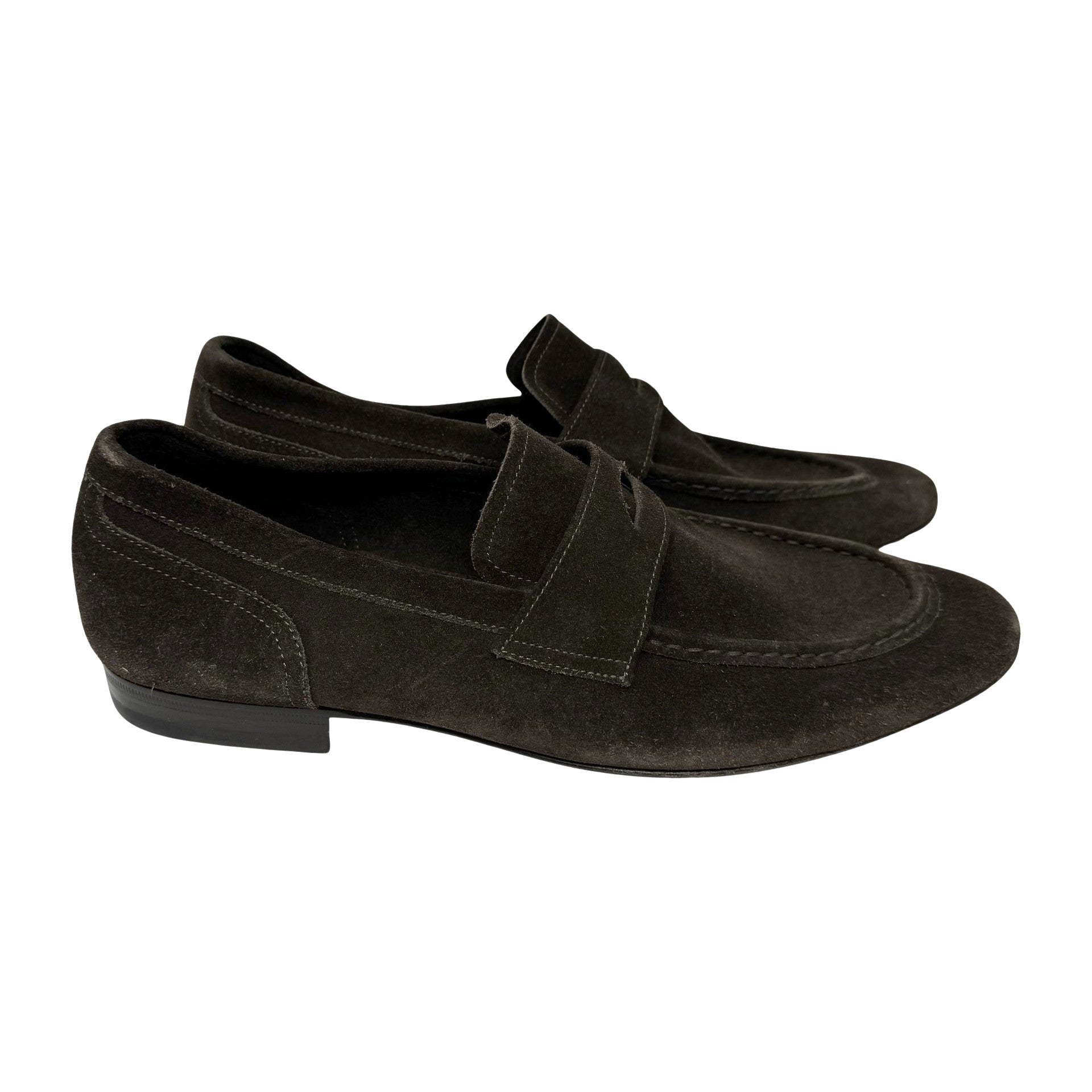 Emporio Armani Suede Penny Loafers