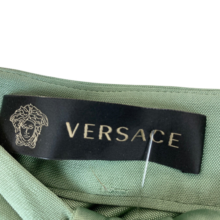 Versace Draped Jersey Mini Skirt