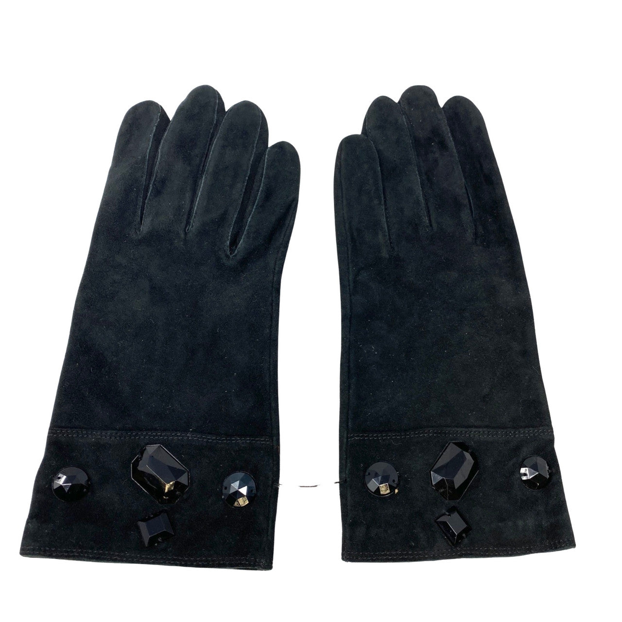 Furla Gem Bead Silk Lined Gloves-Thumbnail
