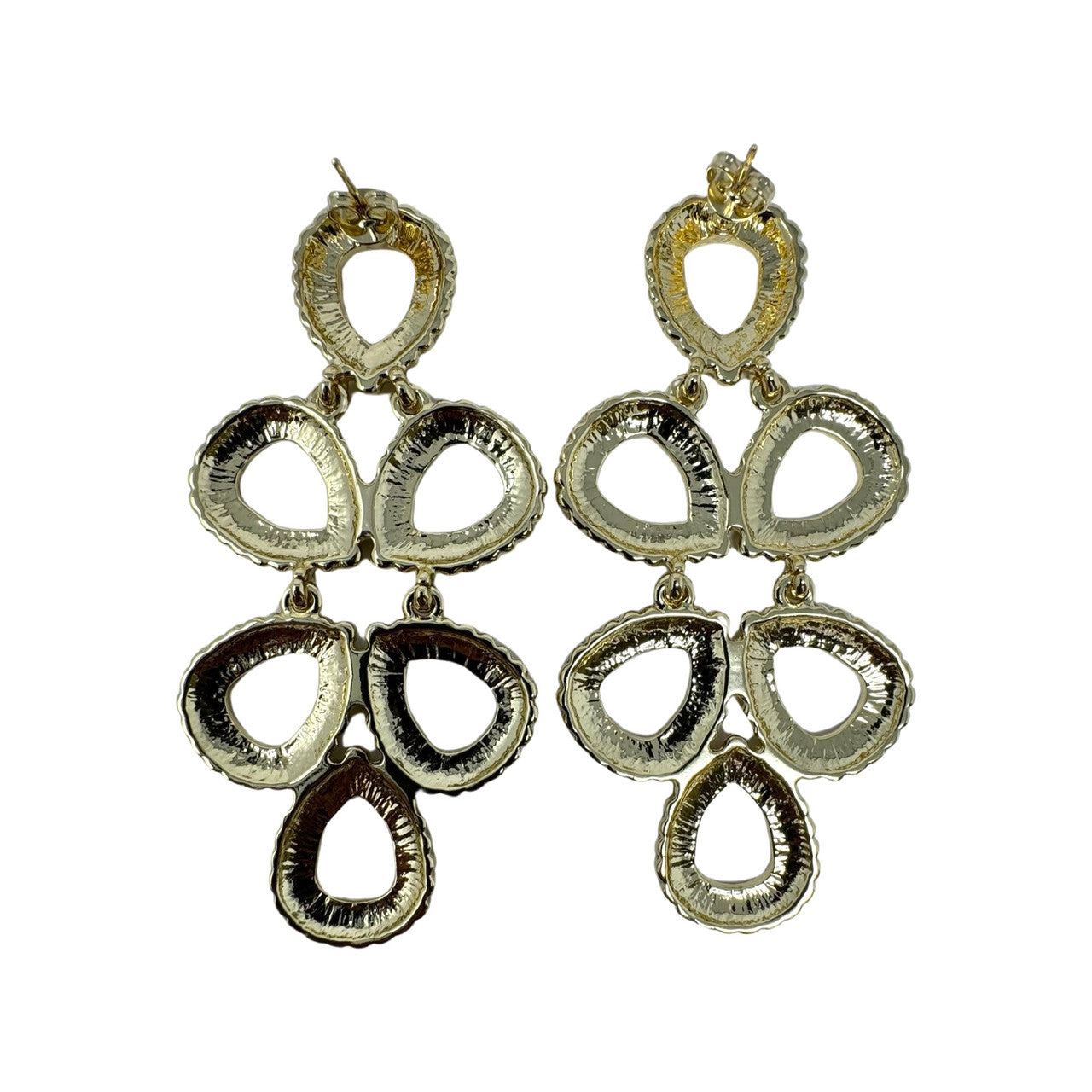 Shashi Gold-plated Drop Earrings-Back