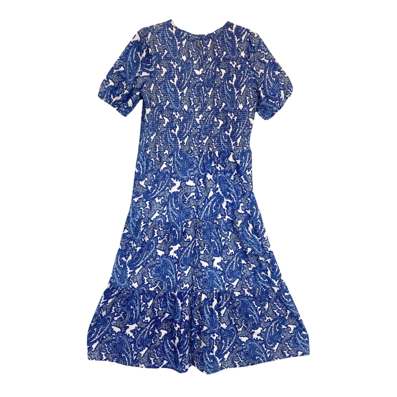 Michael Kors Paisley Short Sleeve Dress-Back