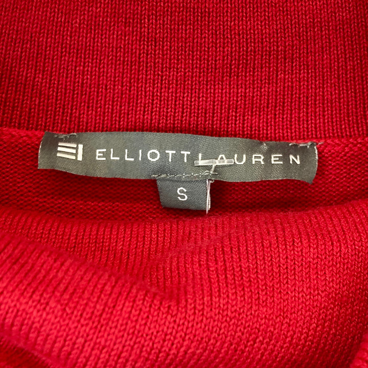 Elliott Lauren Fringe Hem Sweater-Label