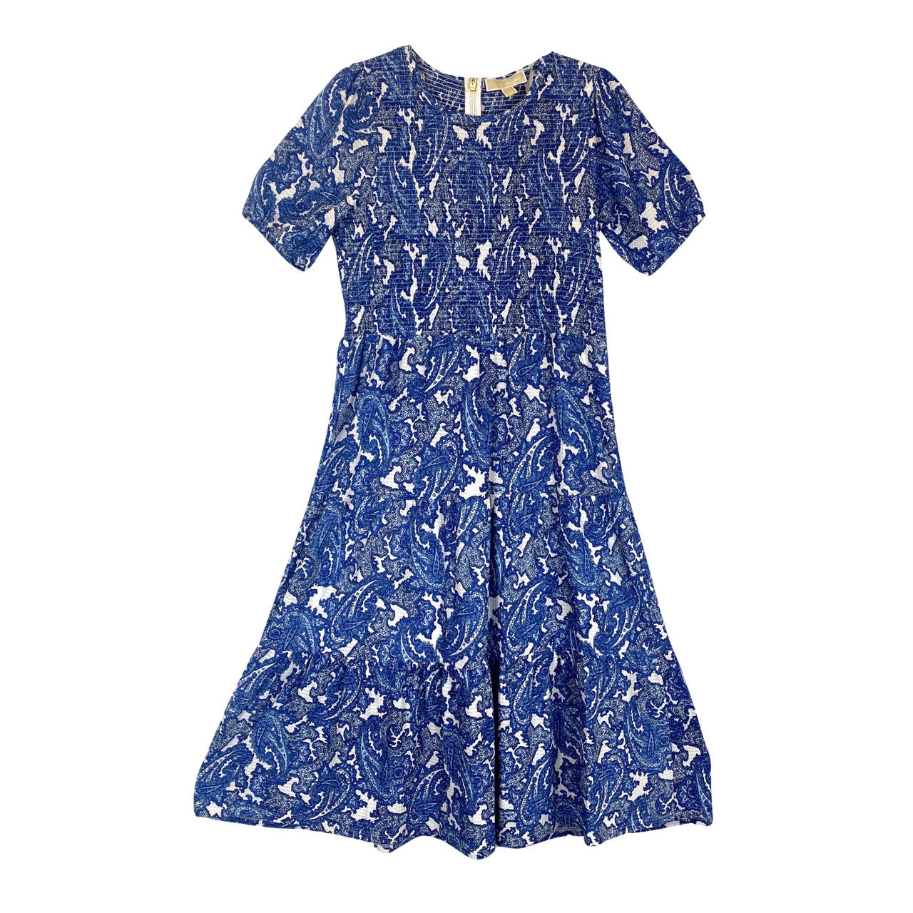 Michael Kors Paisley Short Sleeve Dress-Thumbnail