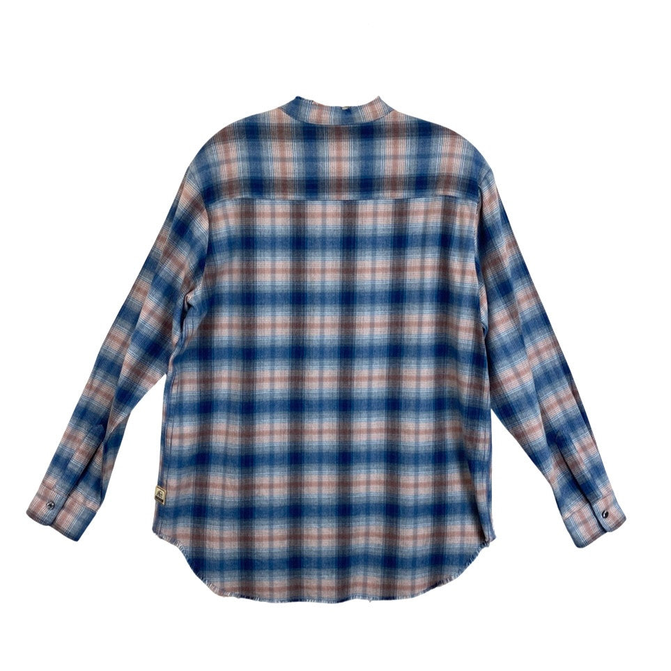 Surfside Supply Heather Flannel Plaid Tunic-Back