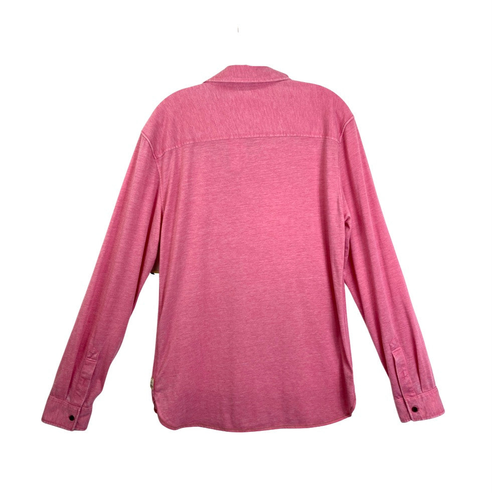 Surfside Supply Brian Burn Out Jersey Shirt-Pink back