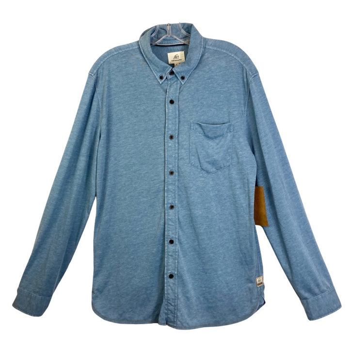 Surfside Supply Brian Burn Out Jersey Shirt-Blue front