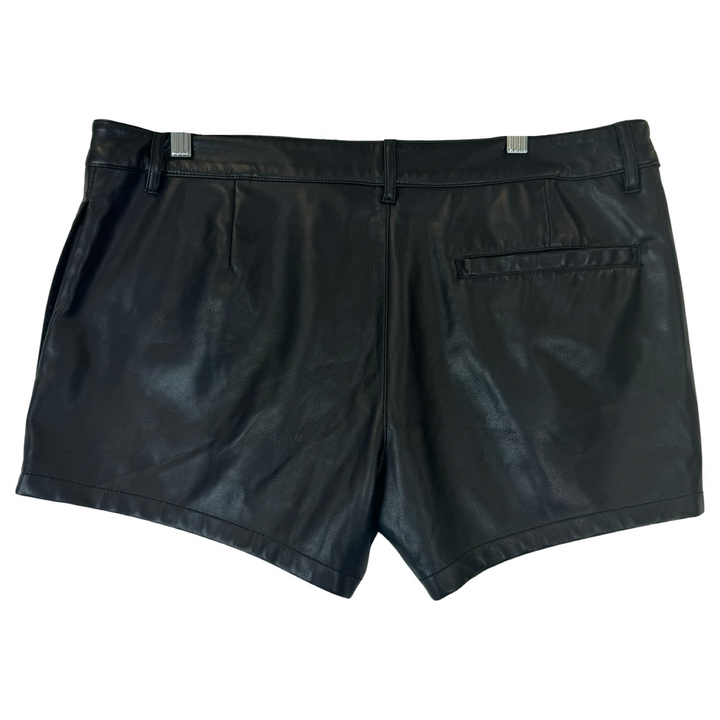 ASOS Design Faux Leather Shorts-Back