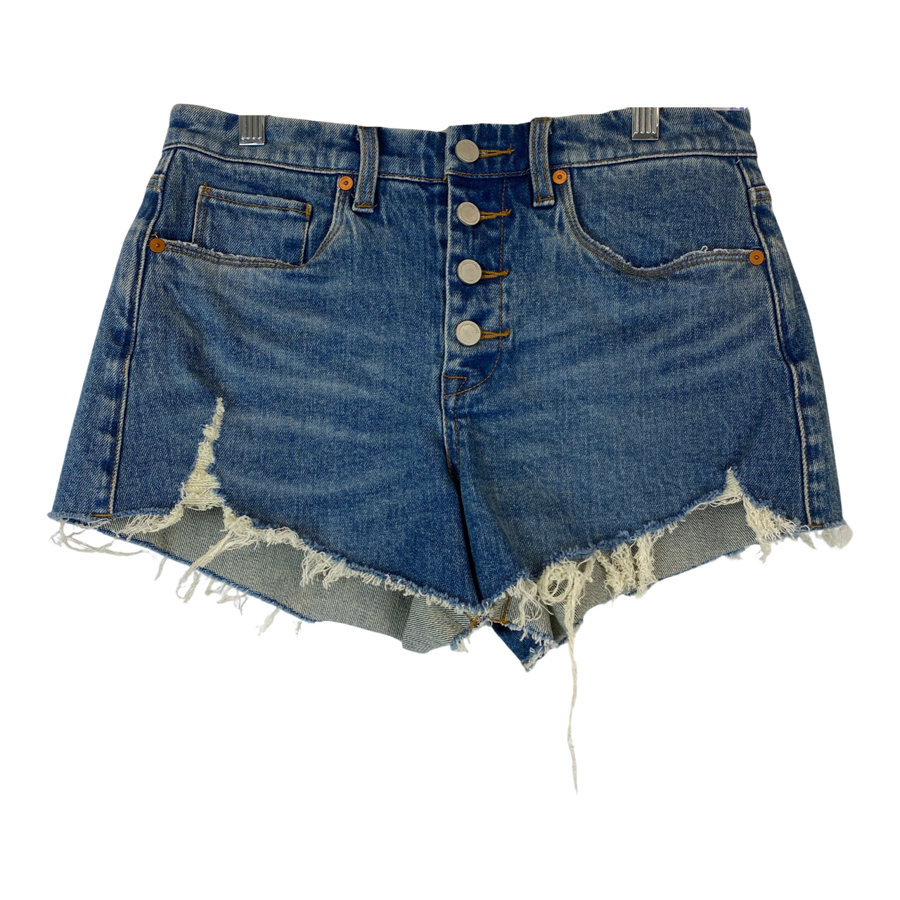 BLANKNYC Exposed Button Fly Denim Cut-Off Short-Thumbnail