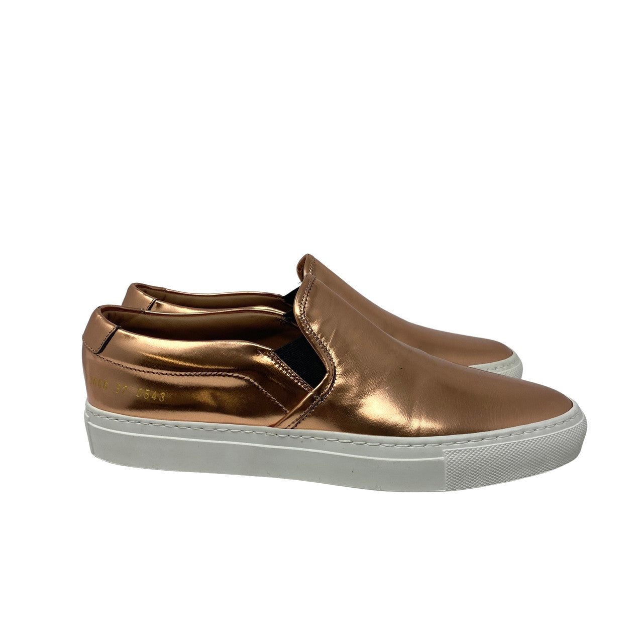 Woman by Common Projects Copper Metallic Slip On Sneakers-Thumbnail