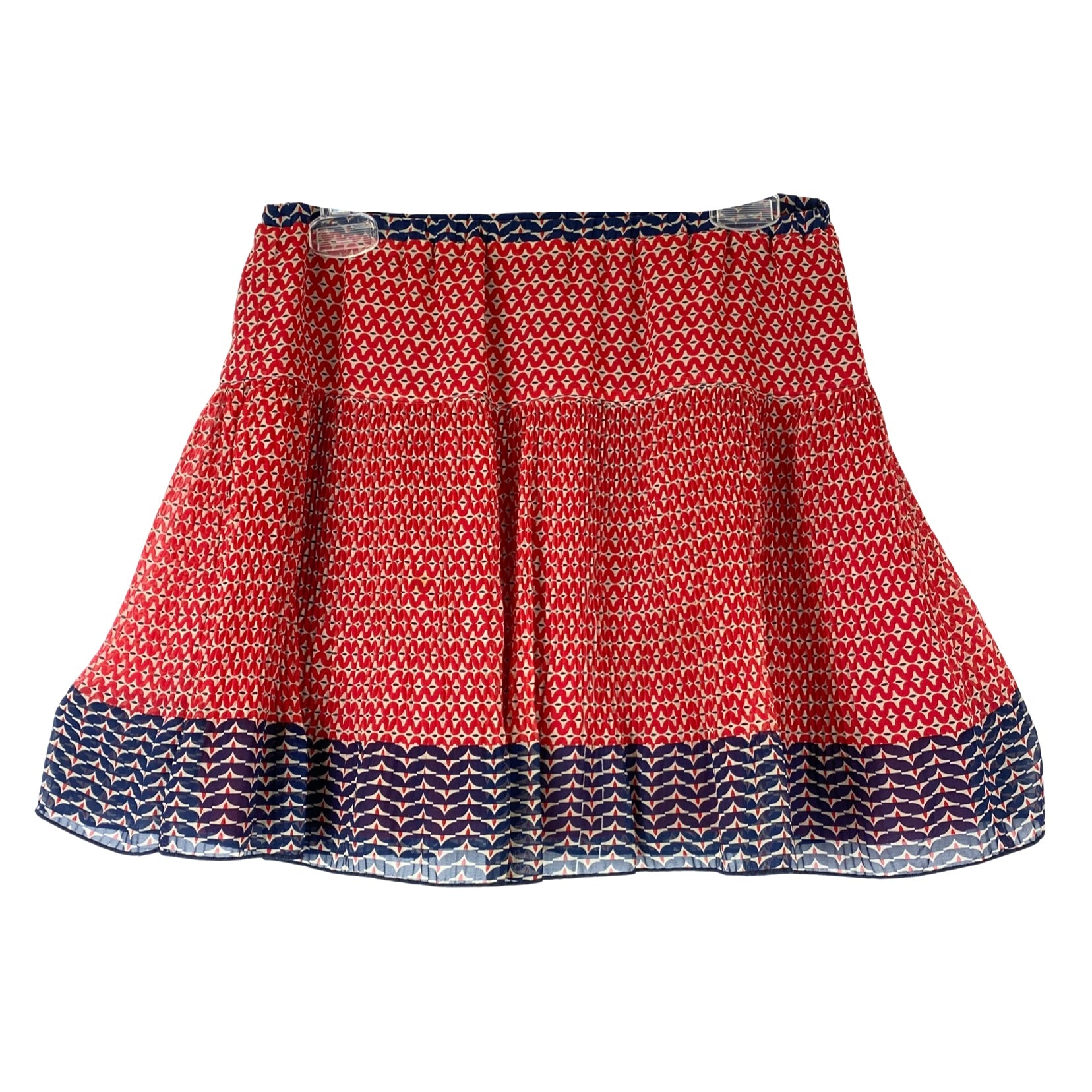 Anna Sui Silk Patterned Mini Skirt