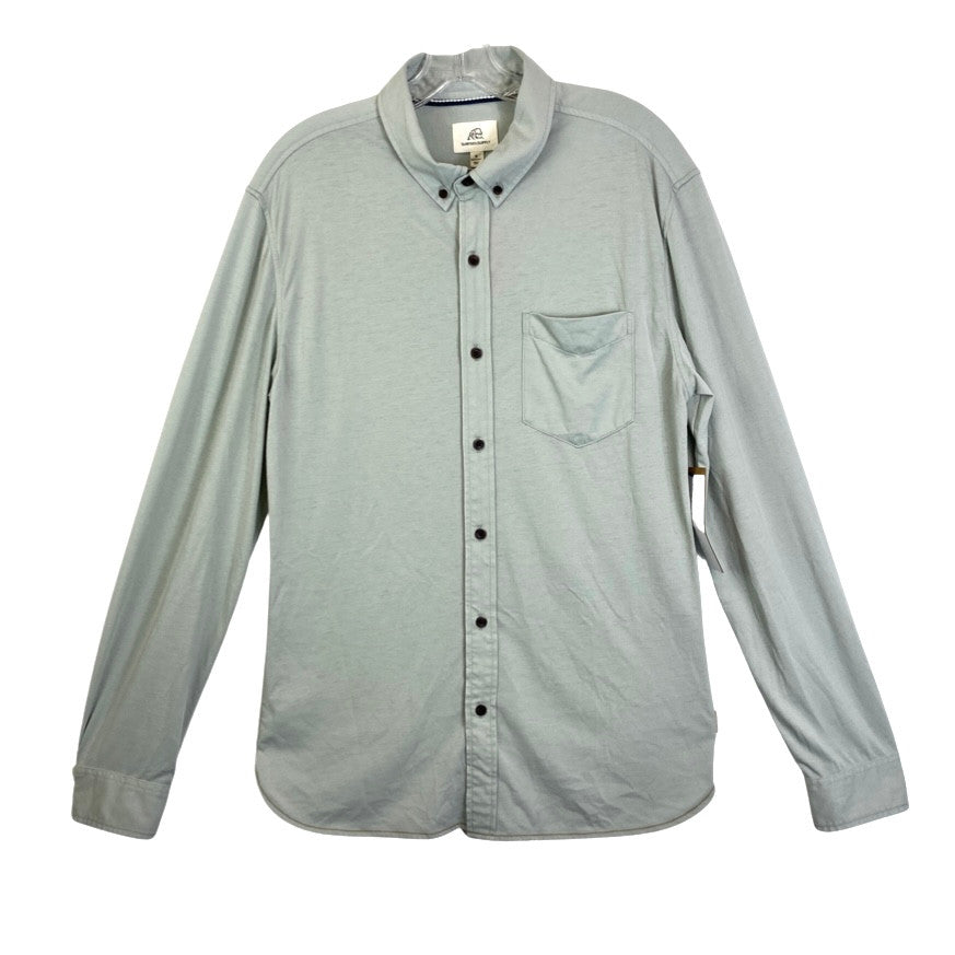 Surfside Supply Brian Burn Out Jersey Shirt-Gray front