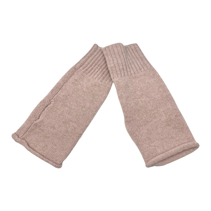 The Cashmere Project Basic Fingerless Glove-Pink back