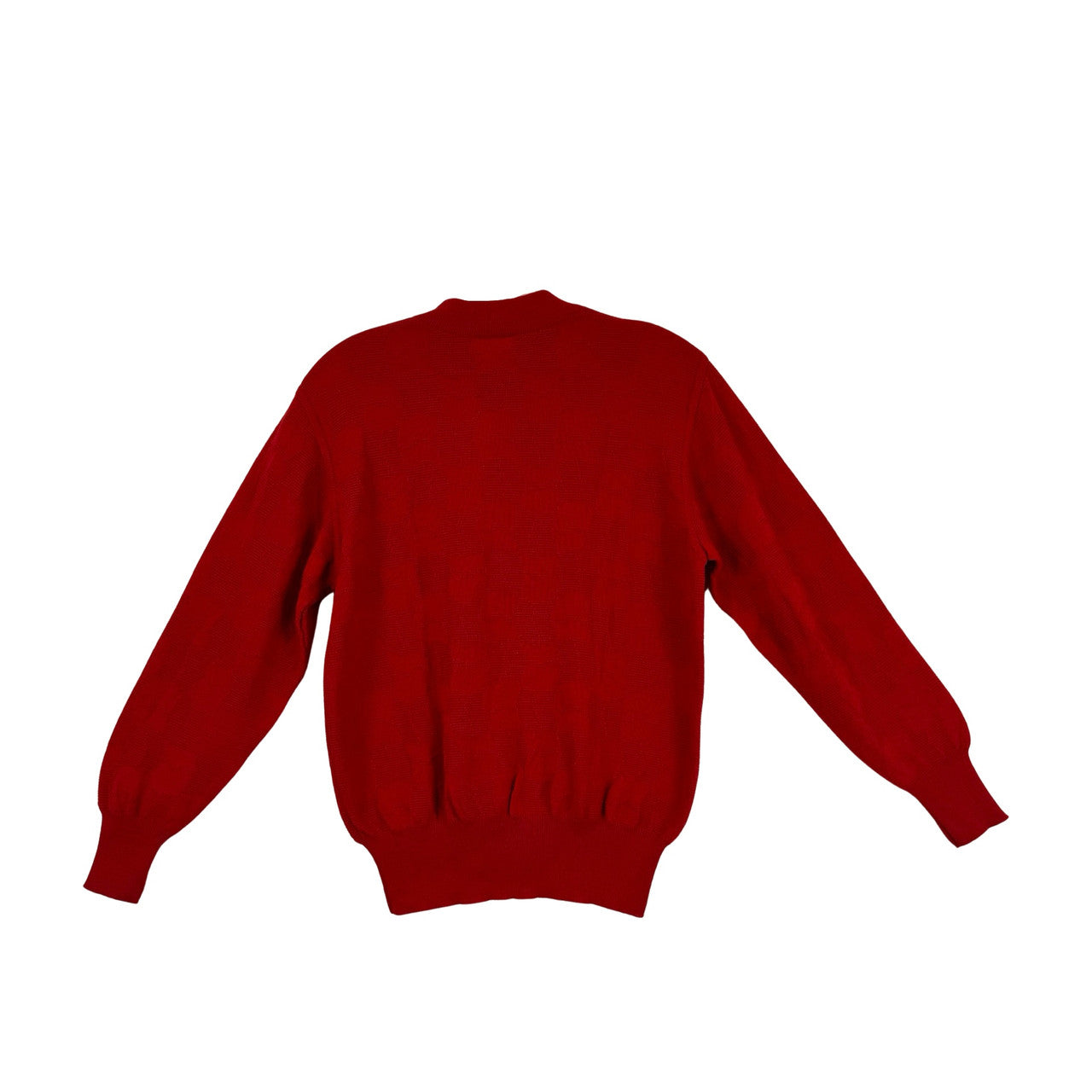 Vintage Courreges Pans Wool Blend Textured Sweater-Back
