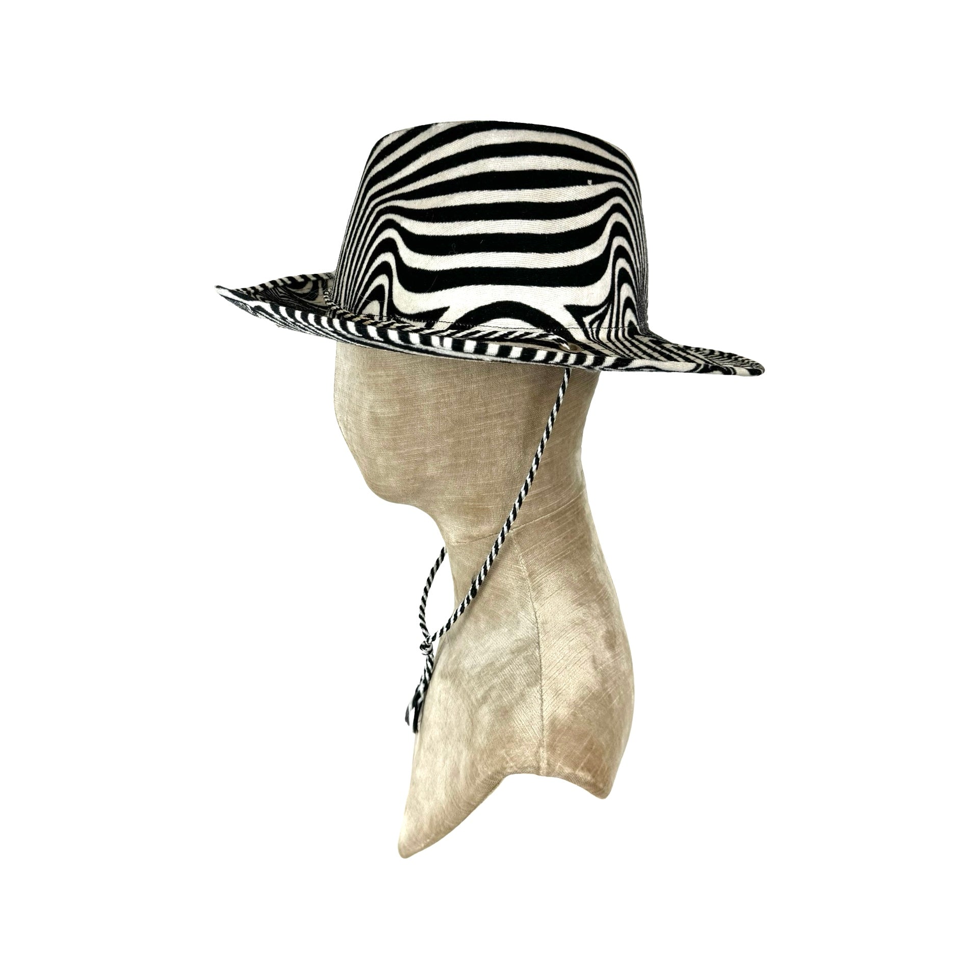 Zebra Print Cowboy Hat