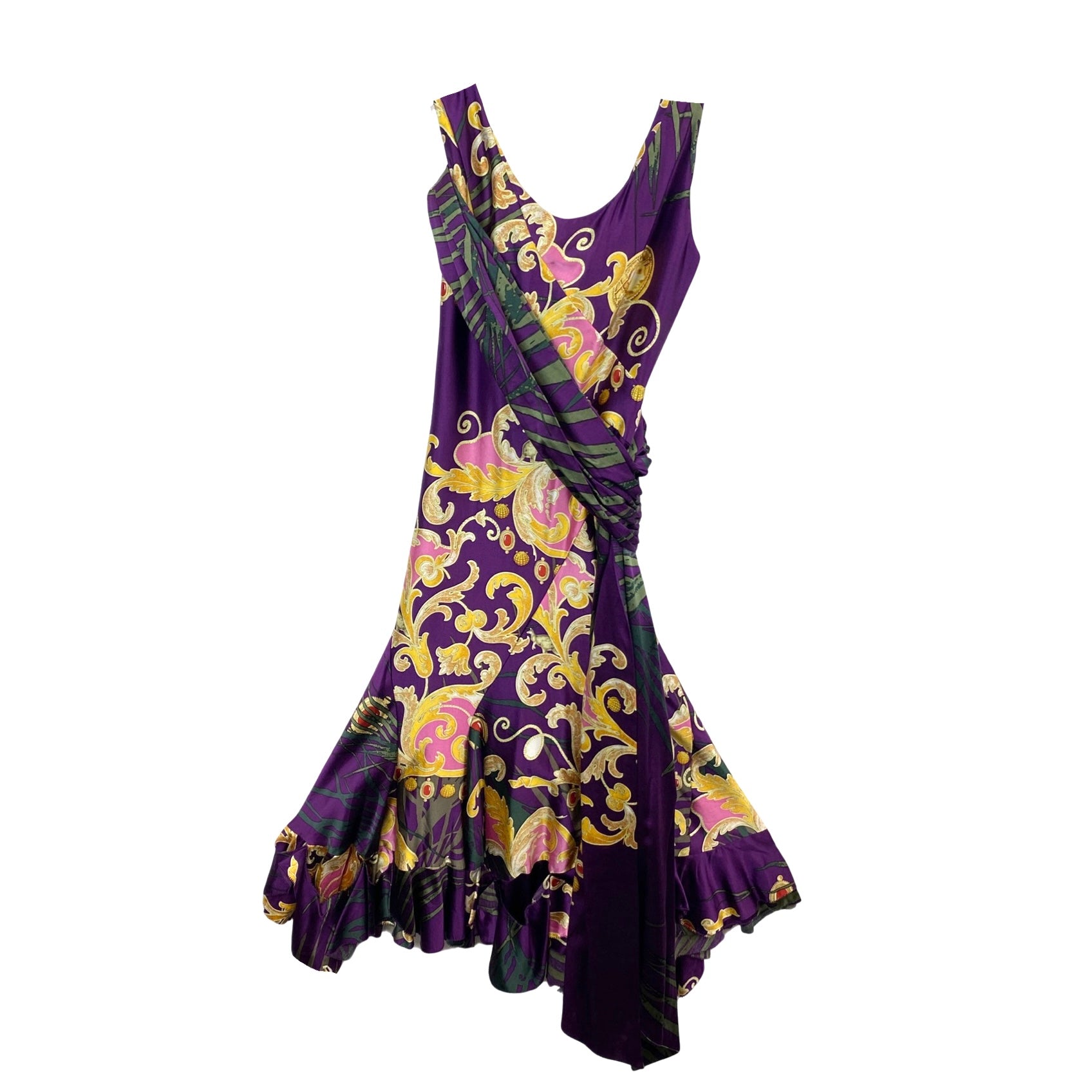 Zac Posen X Target Purple Sash Silk Dress